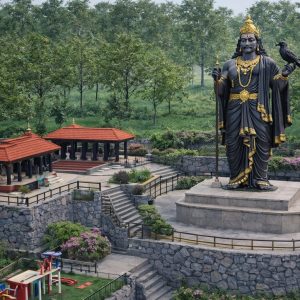 27 Feet Sani Maharaj Idol