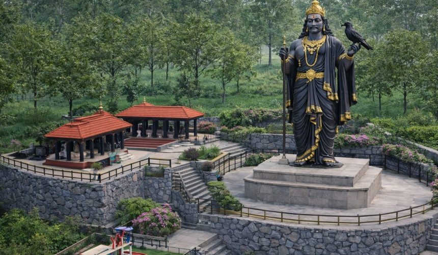 27 Feet Sani Maharaj Idol